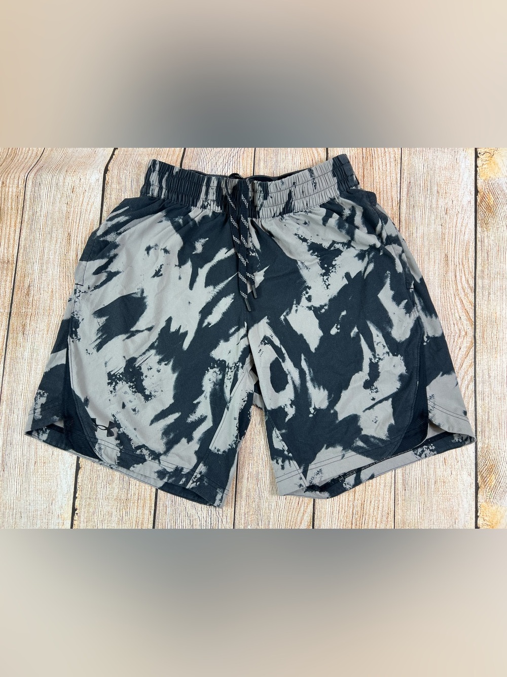 Mens Under Armour Elevated Woven Printed Camo Shorts 1382109 Size Small
